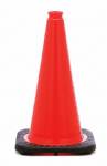 Jbc Non-reflective 18" Orange Cone W/black Base